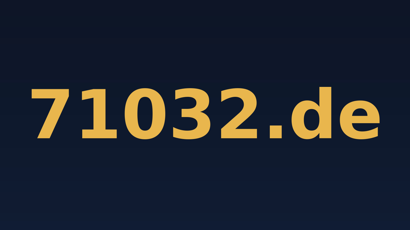 71032.de – Domain zu verkaufen